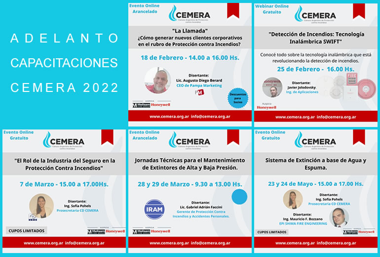 Capacitaciones Cemera 2022